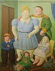 Fernando Botero The General And His Family painting